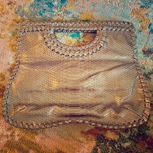 Big Buddha metallic clutch